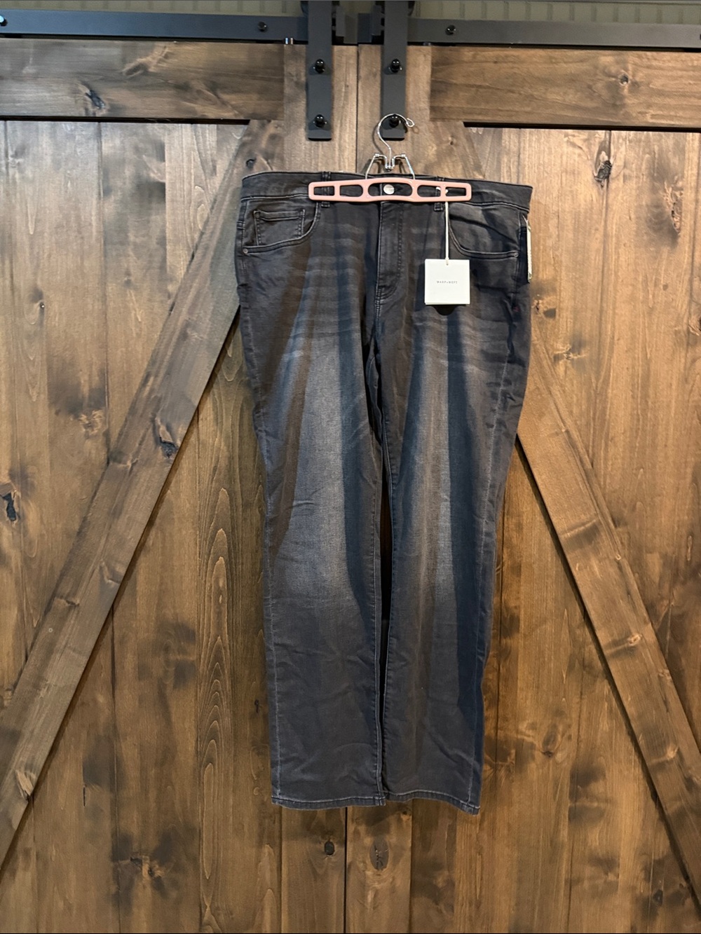Warp + Weft Black Washed  Jeans